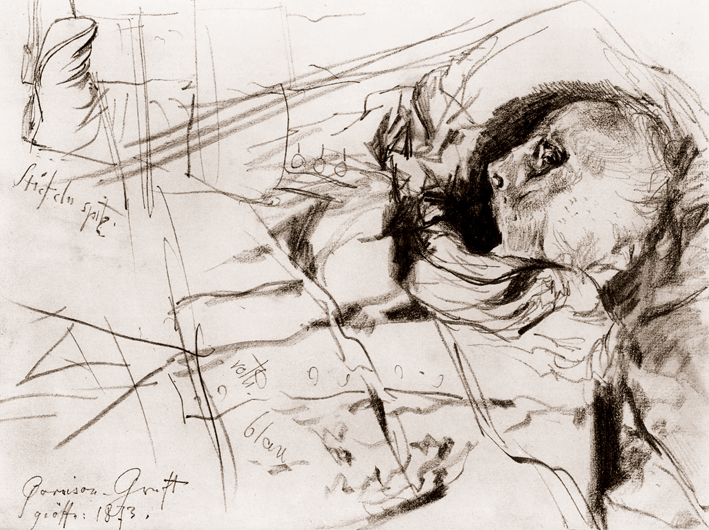  Adolpyh Von Menzel —— 死者的头部与靴子